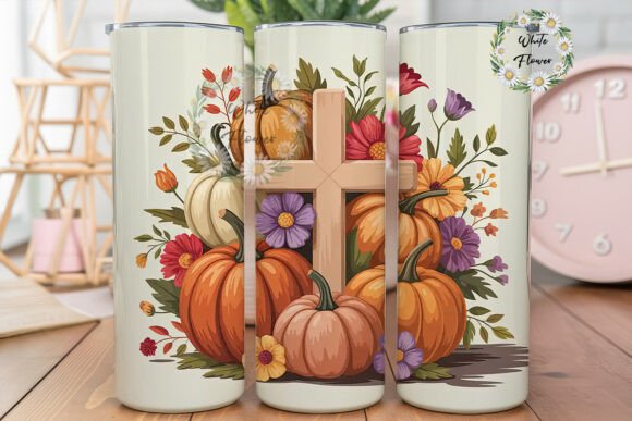 Autumn Faith Cross Tumbler Wrap Design Review