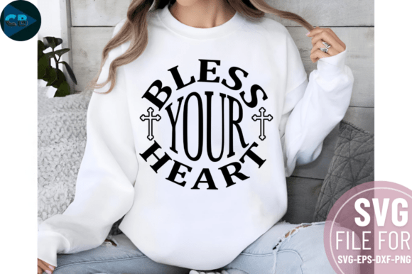 Bless Your Heart SVG Design Review: Faith Meets Charm in Every Stitch