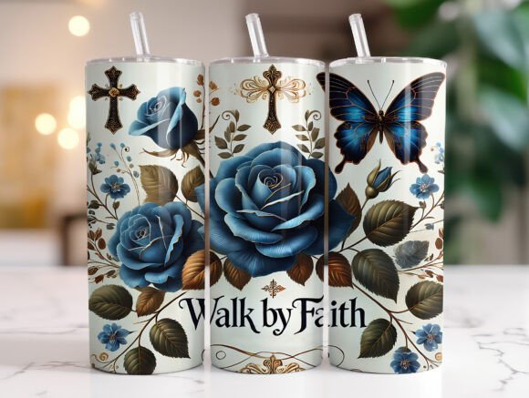 Christian Quotes Walk by Faith Tumbler Review