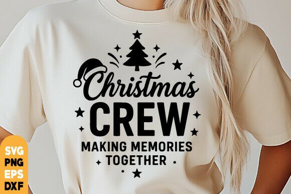 Christmas Crew Making SVG for Real Embroidery Projects