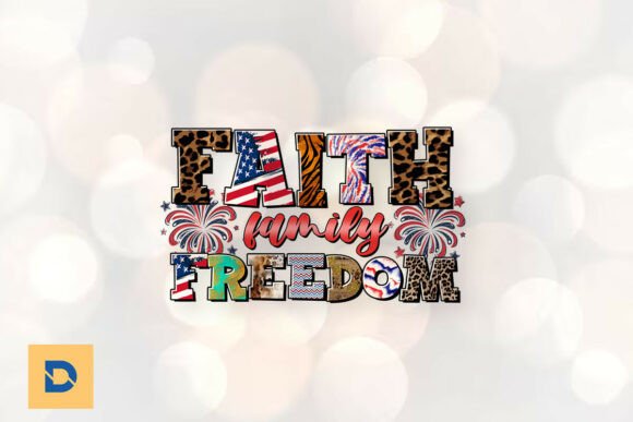 Faith Family Freedom Sublimation PNG Review for Real Projects