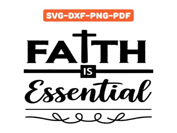 Faith is Essential Typography T-shirt Review
