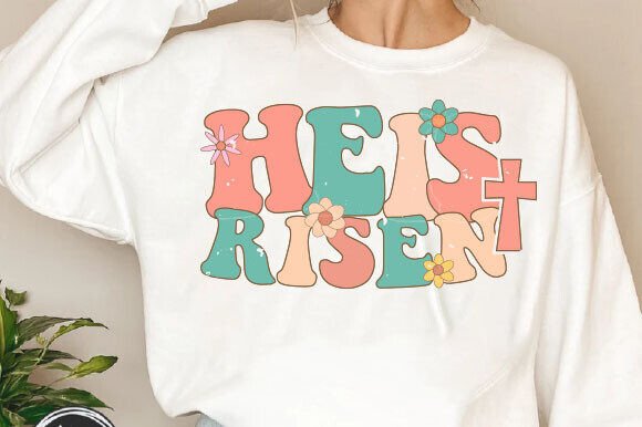 He Is Risen PNG for Real Embroidery Projects