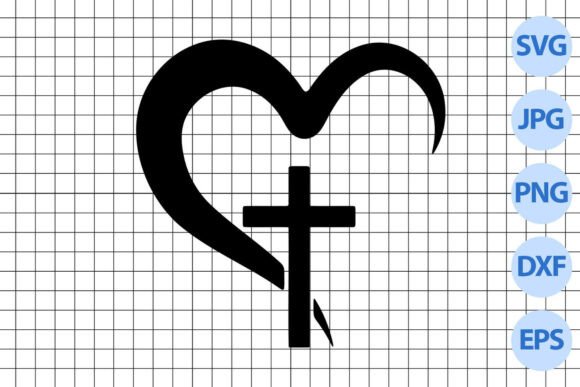 Review of Cross and Heart Christian Faith PNG for Embroidery Projects