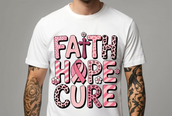 Review of Faith Hope Cure Breast Cancer Awareness Embroidery Design