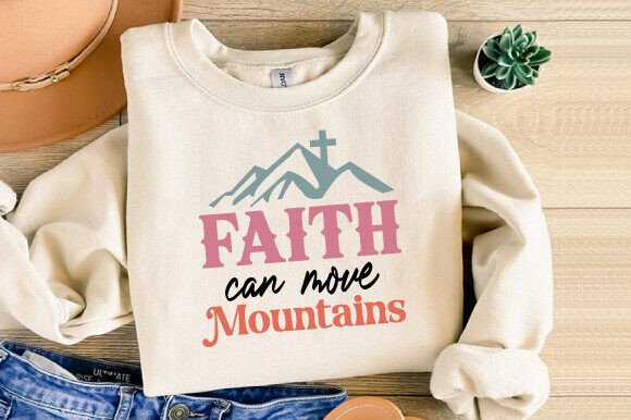 Reviewing Faith Can Move T-Shirt Design for Real Embroidery Projects