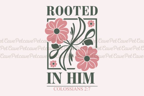 Rooted in Him Faith Sublimation PNG Review for Real Projects